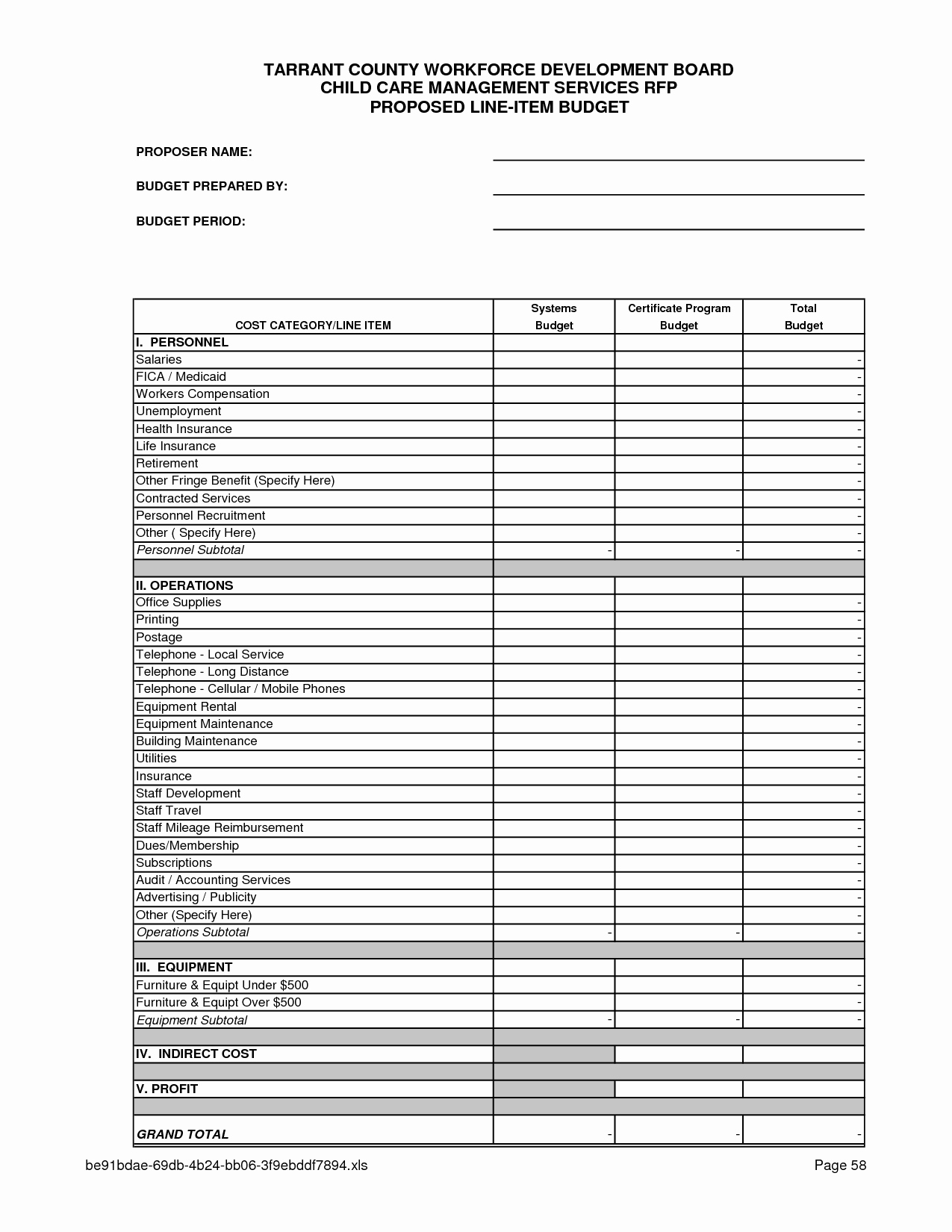Line Item Budget Template New 10 Best Of Sample Contingency Line with A Bud