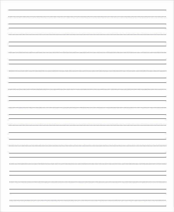 Lined Paper Template Pdf Lovely 13 Lined Paper Templates In Pdf