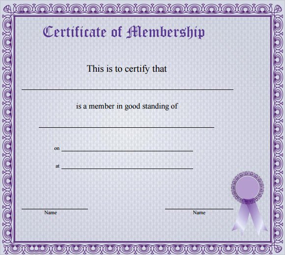 Llc Member Certificate Template Inspirational 15 Membership Certificate Templates – Free Samples