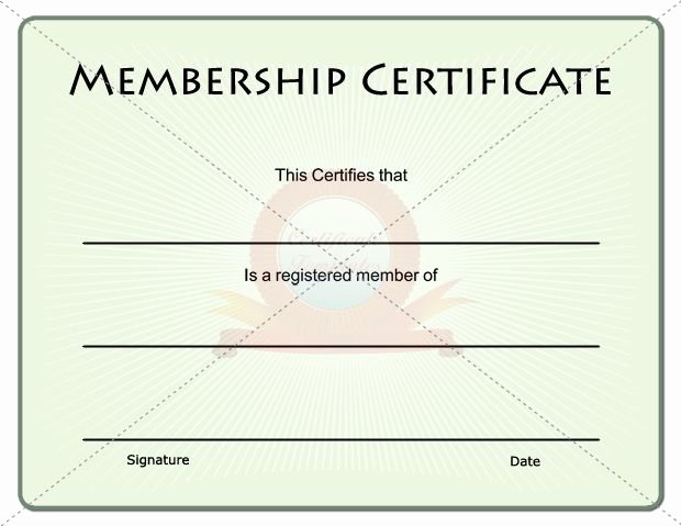 Llc Member Certificate Template Luxury Membership Certificate