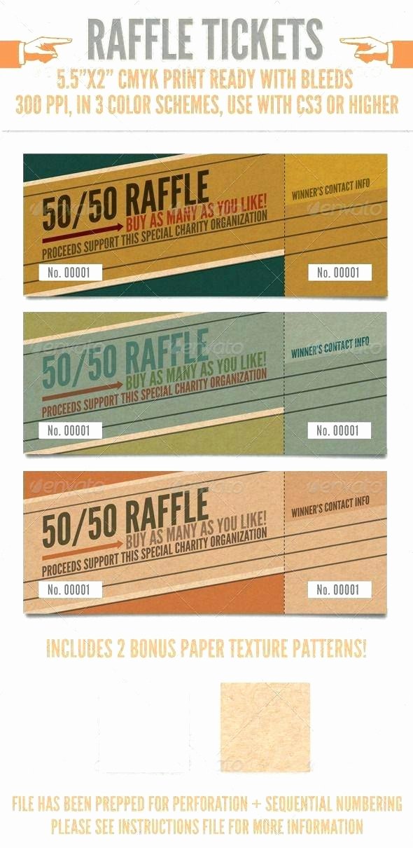 Lottery Ticket Fundraiser Template Awesome Lottery Ticket Gift Printable Raffle Templates Valentine