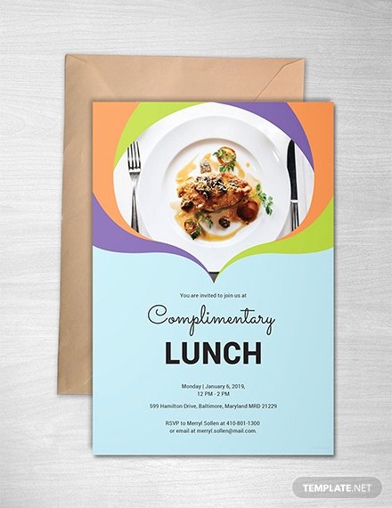 Lunch Invitation Template Free Best Of 10 Free Invitation Lunch Templates