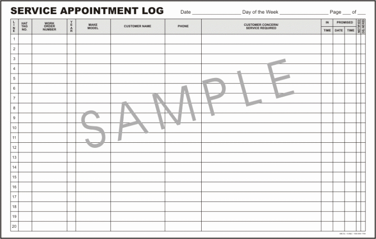 Maintenance Log Template Excel Awesome 11 Service Log Templates Excel Templates