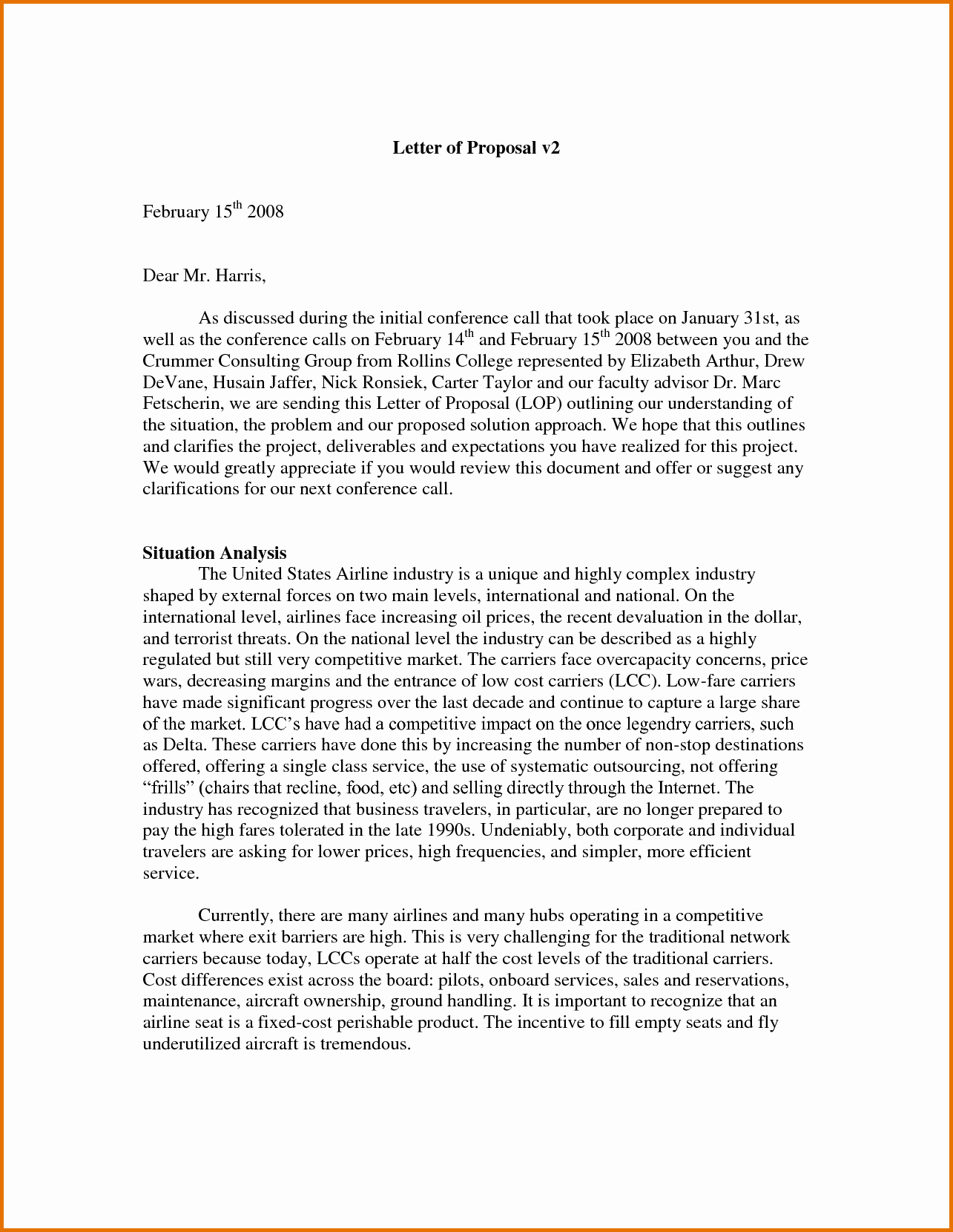 Marketing Consulting Proposal Template Elegant 7 Consulting Proposalreference Letters Words