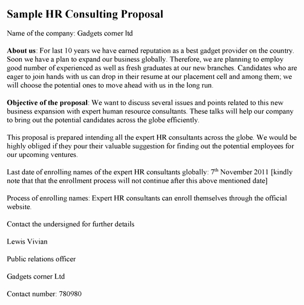 Marketing Consulting Proposal Template Unique Consulting Proposal Template