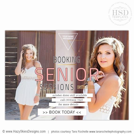 Marketing Template for Photographers Awesome Senior Marketing Templates