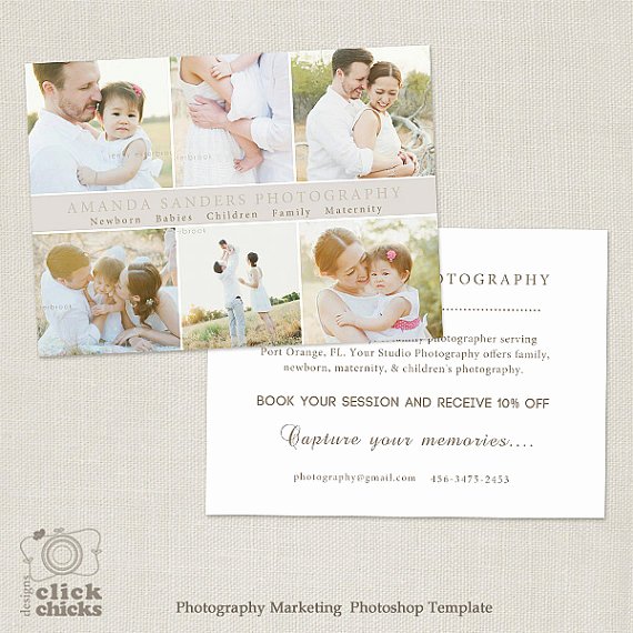 Marketing Template for Photographers Lovely Promo Card Graphy Marketing Template Flyer Postcard