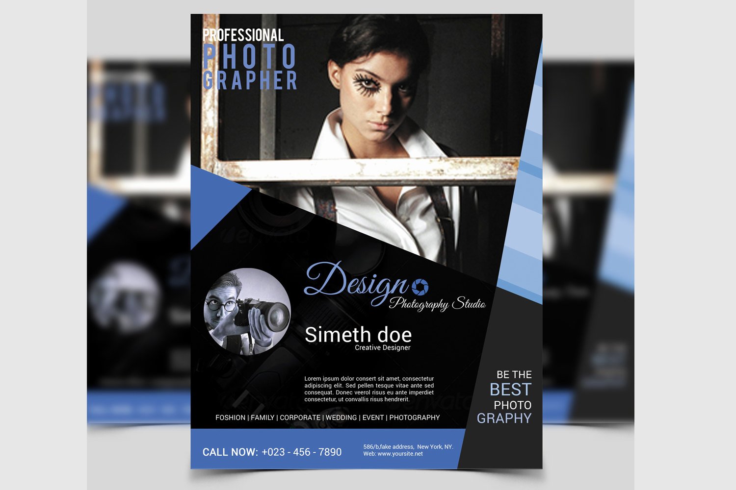 Marketing Template for Photographers Luxury Graphy Flyer Template Marketing Flyer Template for