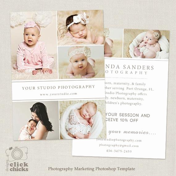 Marketing Template for Photographers New Promo Card Graphy Marketing Template Flyer Postcard