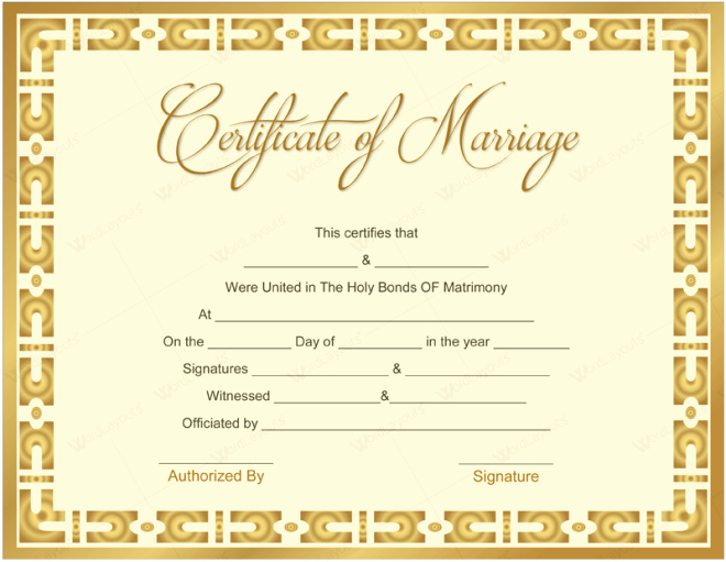 Marriage Certificate Template Word Lovely Document Templates – Find Useful Resources