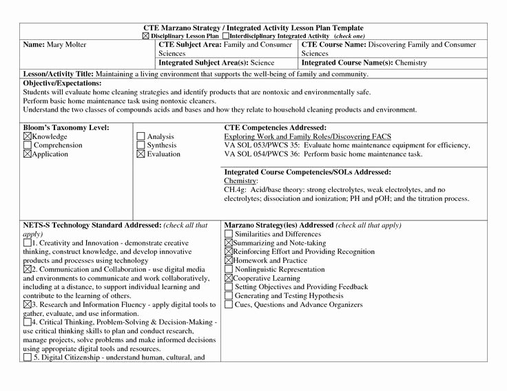 Marzano Lesson Plan Template Awesome Marzano Lesson Plans Center Here You Will Find Your Way