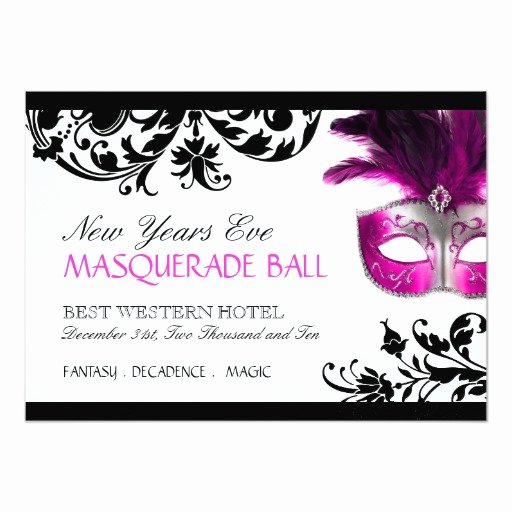 Masquerade Invitations Template Free Beautiful New Years Eve Masquerade Invitation