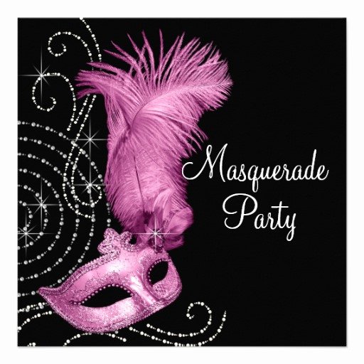 Masquerade Invitations Template Free Lovely Personalized Elegant Masquerade Party Invitations