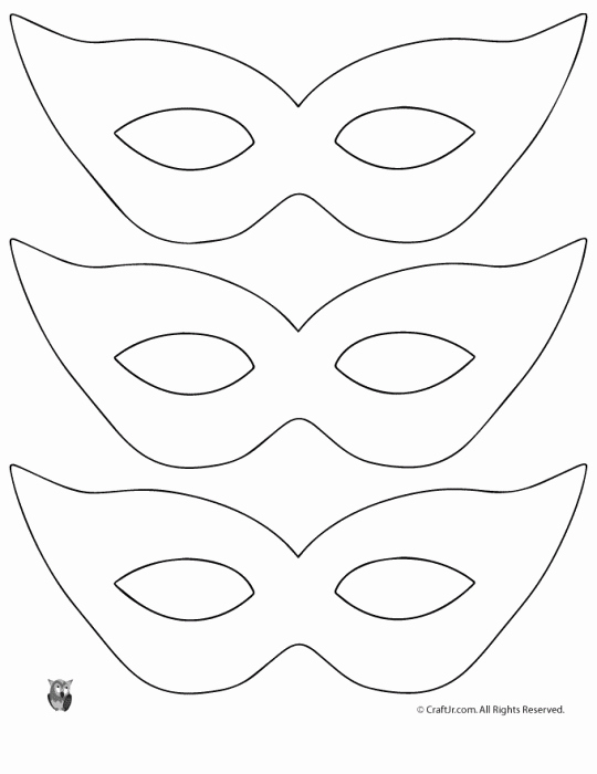 Masquerade Mask Template Printable Inspirational Mardi Gras Mask Craft and Template Woo Jr Kids