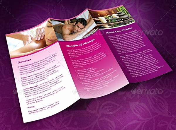 Massage Flyer Template Free Inspirational 7 Massage Brochures Printable Psd Ai Indesign Vector
