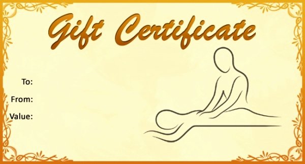 Massage Gift Certificate Template Luxury 16 Free Gift Certificates Psd Vector Eps Download