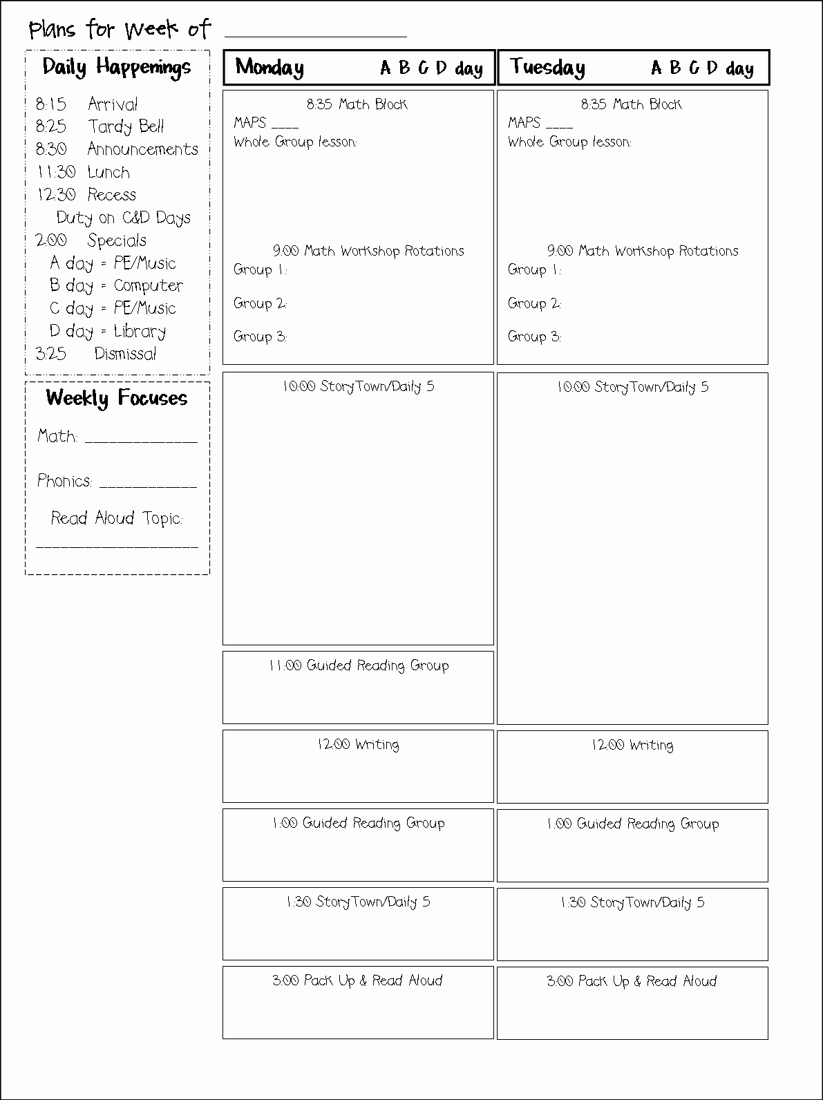 Math Lesson Plan Template Beautiful Lesson Plan Sample for 1st Grade Guided Reading Lesson
