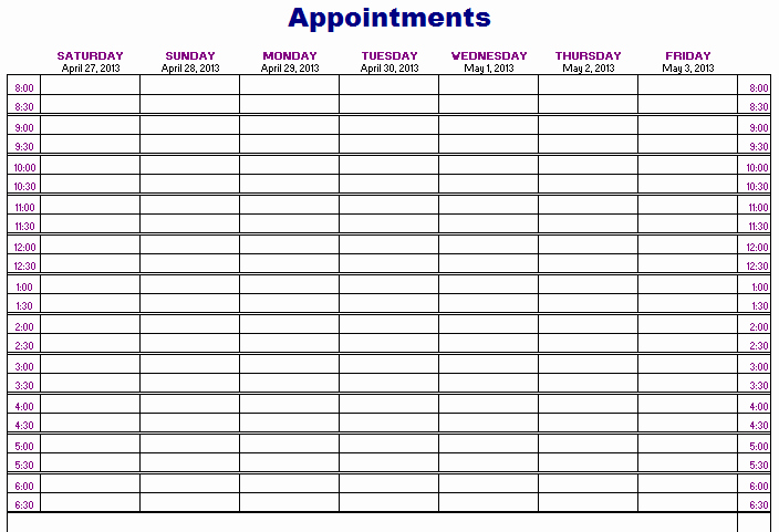 Medical Appointment Scheduling Template Stcharleschill Template