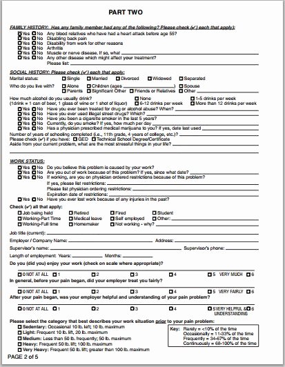 Medical History form Template New Patient Health History Questionnaire form Templates