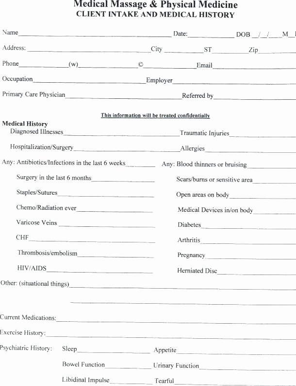 Medical Intake forms Template Fresh Patient Intake Template Client Memo form Word – Superscripts