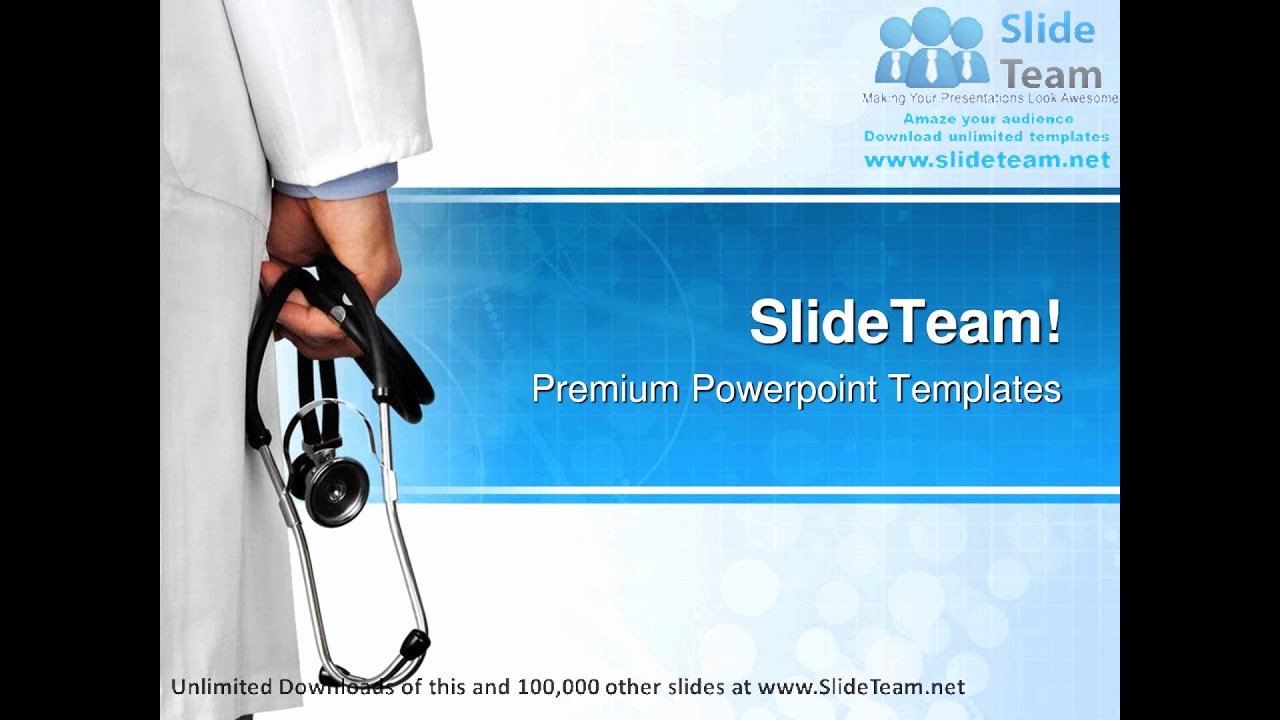 Medical Ppt Template Free Luxury Doctor with Stethoscope Medical Powerpoint Templates