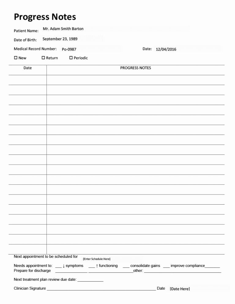 Medical Progress Note Template Lovely Pretty Mental Health Progress Note Template Gallery