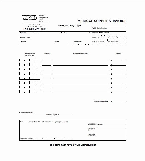Medical Records Invoice Template Best Of Sample Medical Invoice