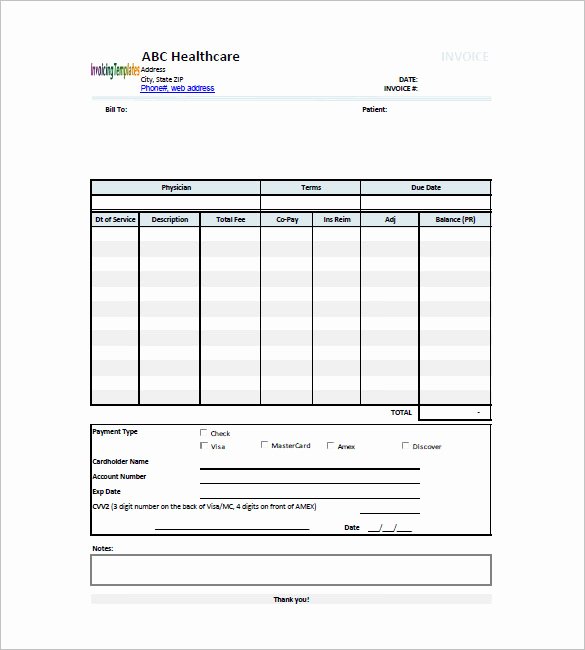 Medical Records Invoice Template Lovely 16 Medical Invoice Templates Doc Pdf