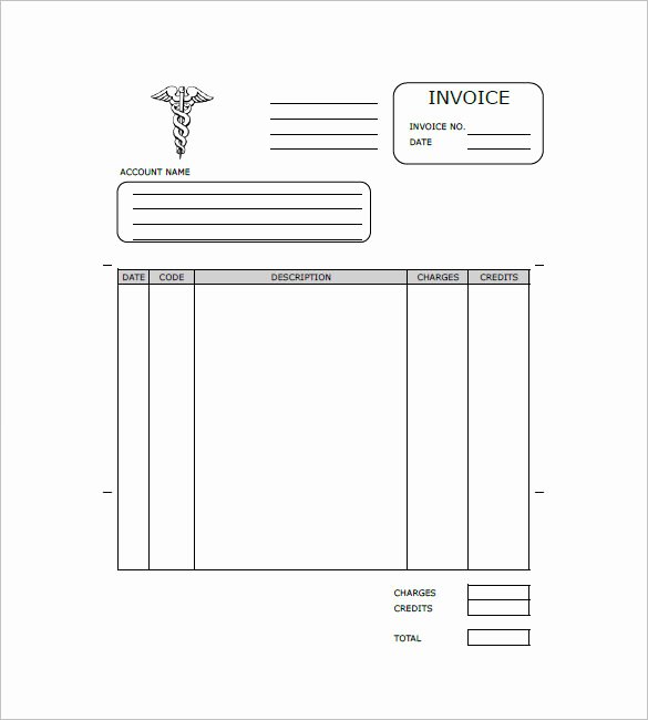 Medical Records Invoice Template New Medical and Health Invoice Templates 14 Free Word