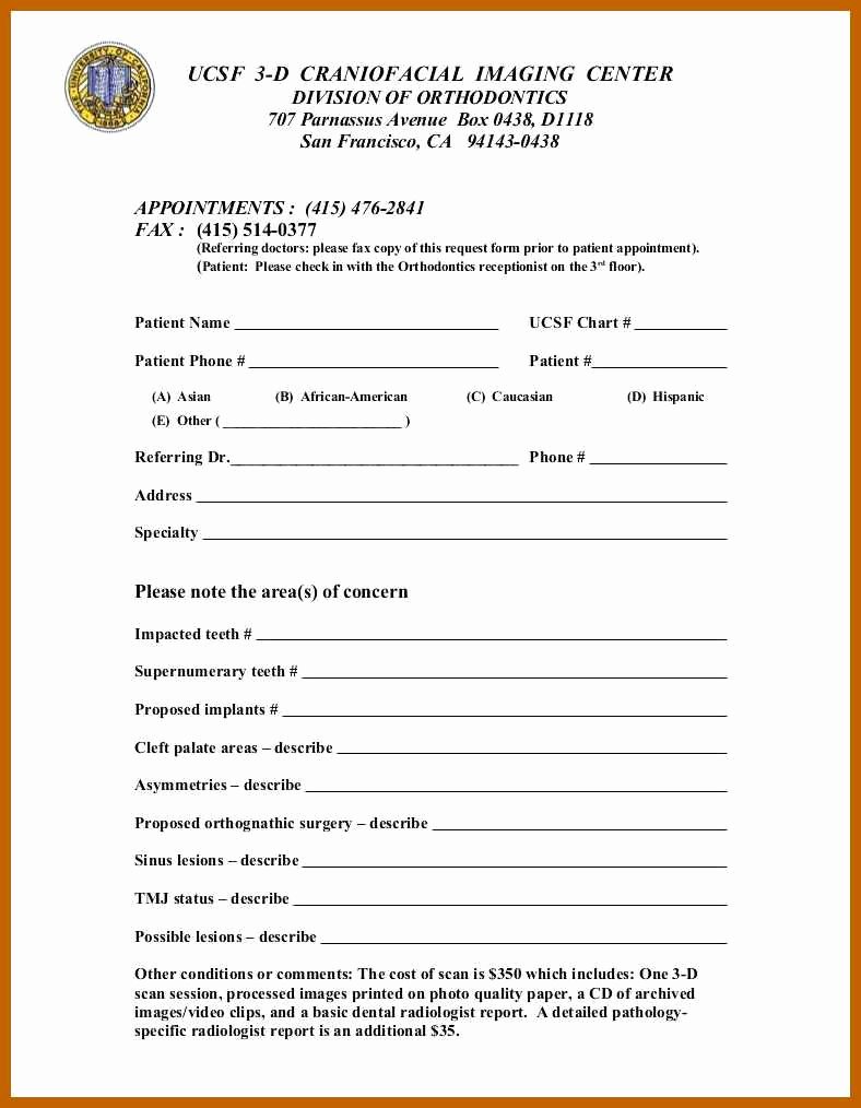 Medical Referral forms Template Best Of 5 6 Referral form Template