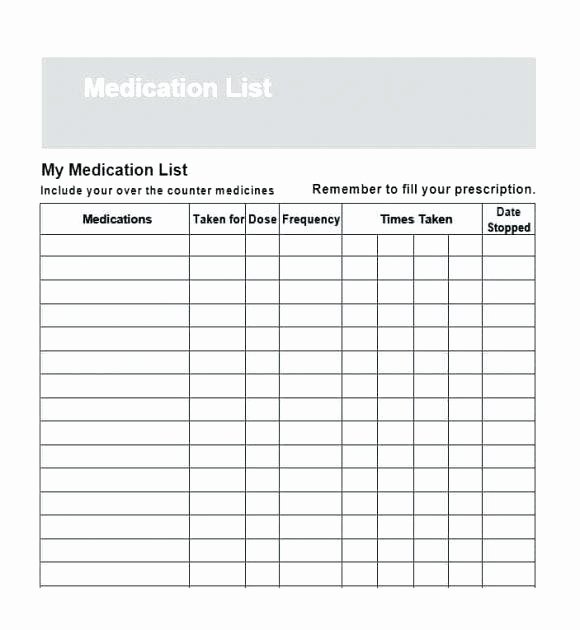 medication card template free printable sample example for list form pdf wallet