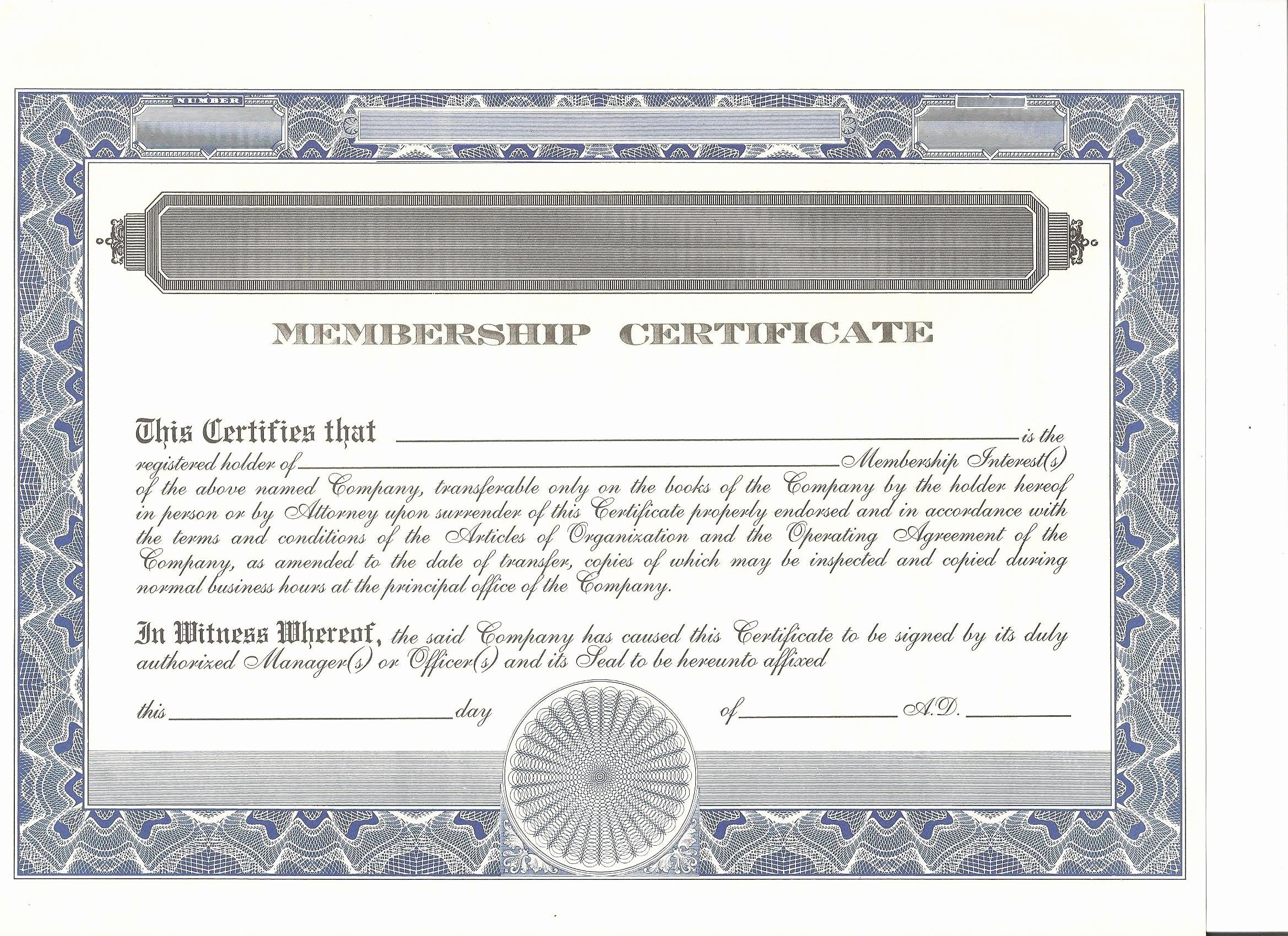 Membership Certificate Llc Template Beautiful Join