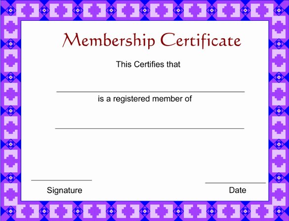 Membership Certificate Llc Template Inspirational 23 Membership Certificate Templates Word Psd In