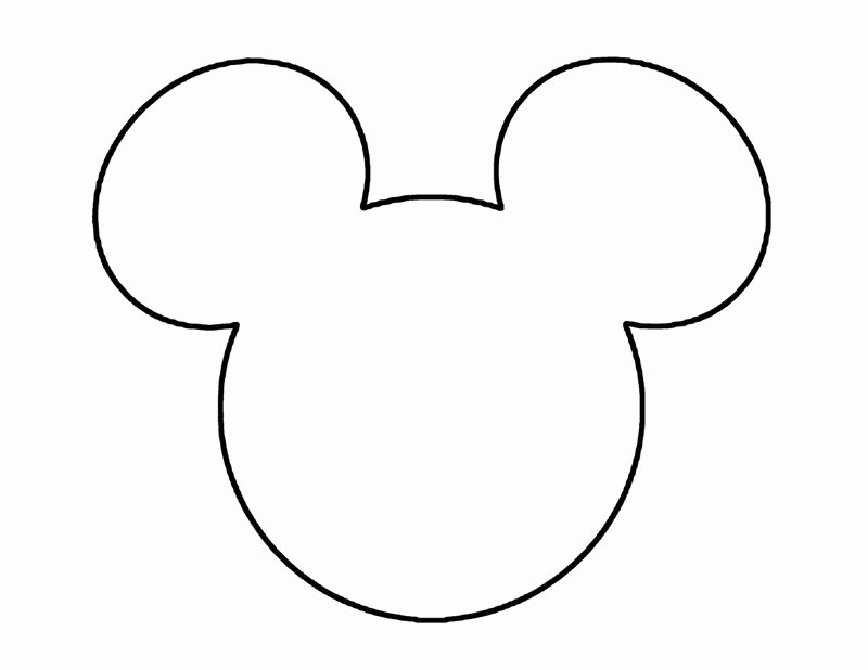 Mickey Mouse Face Template Beautiful Free Mickey Mouse Face Template Download Free Clip Art