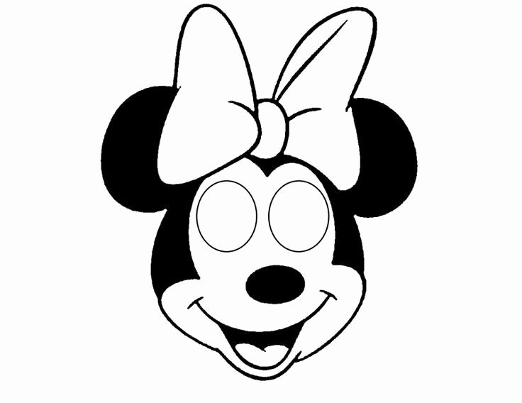 Mickey Mouse Face Template Lovely 8 Best Masques à Imprimer Images On Pinterest