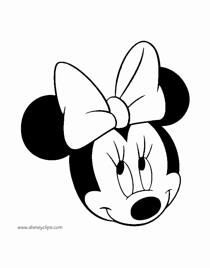 Mickey Mouse Face Template Unique Minnie Mouse Bow Template Clipart.