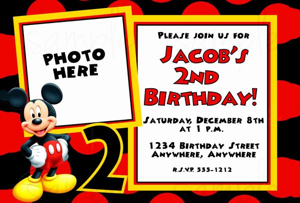Mickey Mouse Invitation Template Elegant Mickey Mouse Invitation Templates – 26 Free Psd Vector