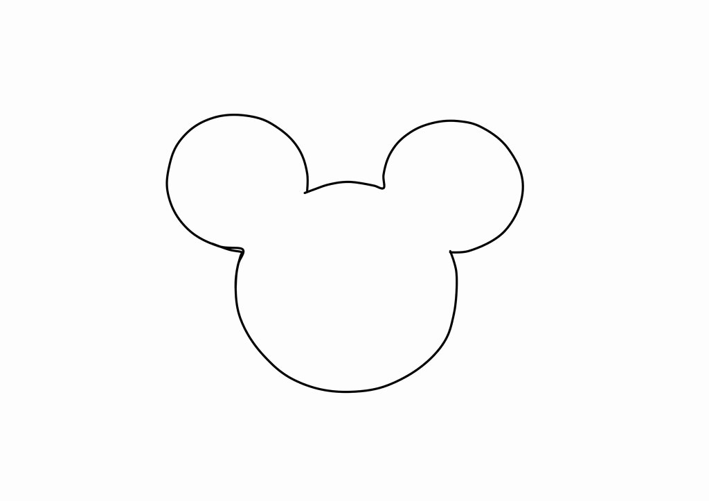 Mickey Mouse Template Free Fresh 8 Best Of Free Printable Template Mickey Mouse