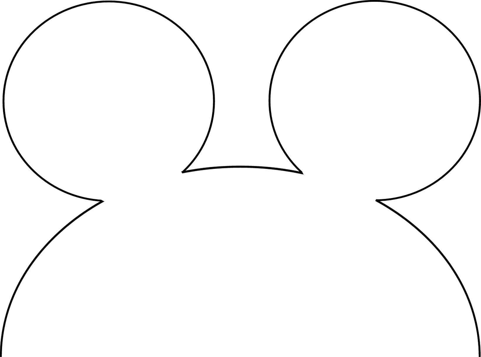 Mickey Mouse Template Free New Craft Quick and Easy Mickey Mouse Ears