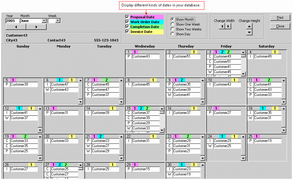 Microsoft Access Calendar Template Unique Microsoft Access Schedule Template