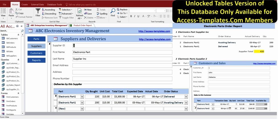 Microsoft Access Inventory Template Lovely Access Templates Billing software for Retail Shop