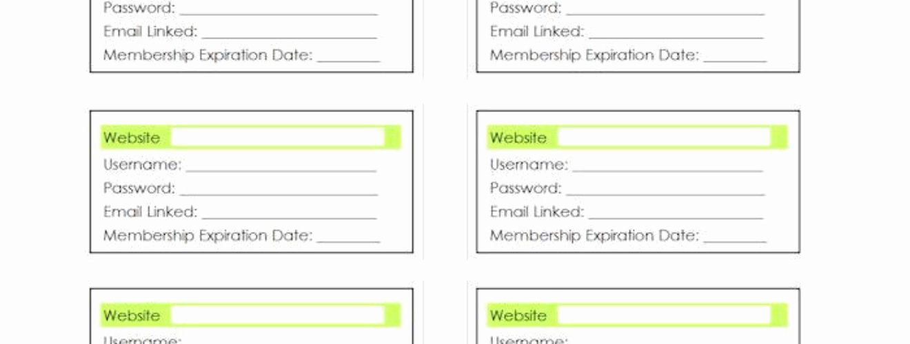 Microsoft Excel Password Template Unique Microsoft Excel Password Template – thedl