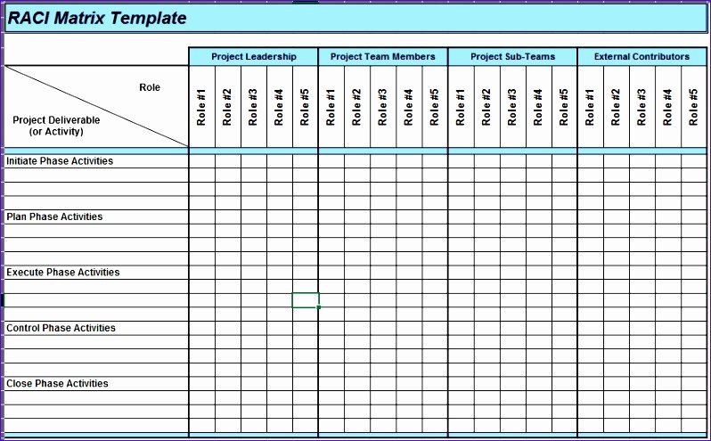 Microsoft Excel Raci Template Beautiful 14 Excel Raci Template Exceltemplates Exceltemplates