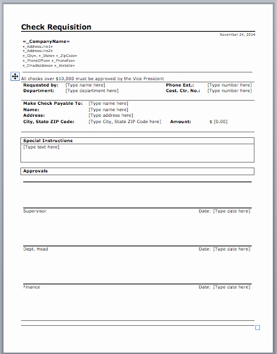 Microsoft Office Check Template Luxury Check Requisition Template Microsoft Fice Templates