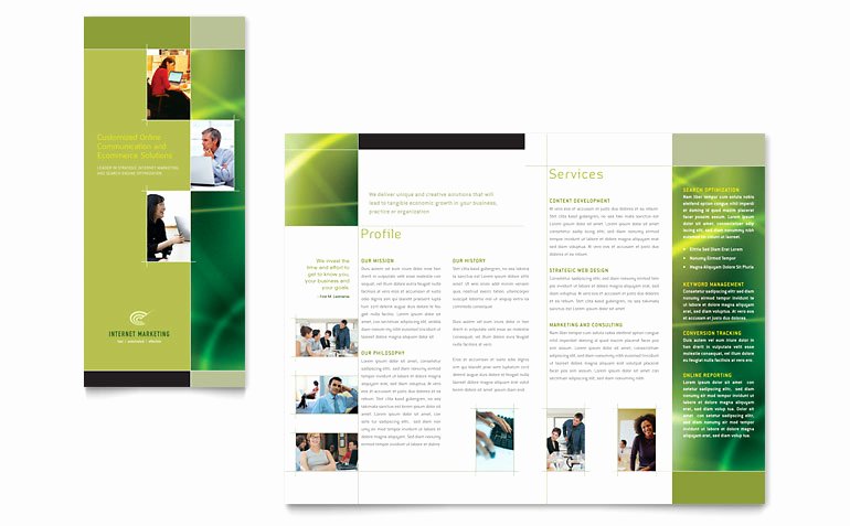 Microsoft Publisher Booklet Template Best Of Internet Marketing Tri Fold Brochure Template Word
