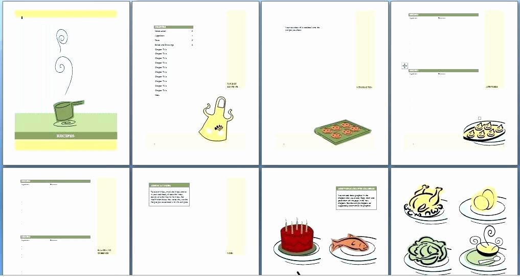 Microsoft Word Recipe Template Beautiful Microsoft Publisher Cookbook Template – Cafedesignfo