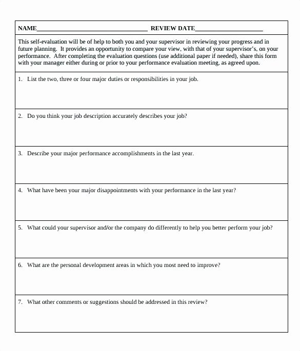 Mid Year Review Template New Mid Year Performance Review Template