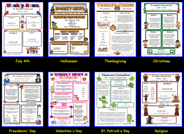Middle School Newsletter Template Awesome Custom Classroom Newsletter Printable Sample Home