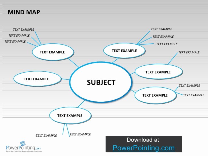 Mind Map Template Powerpoint New Powerpoint Mind Map
