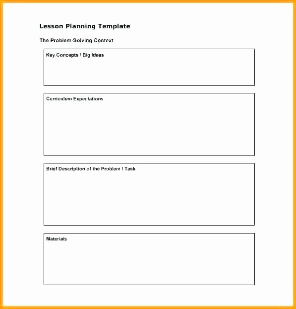 Mini Lesson Plan Template Elegant Activity Lesson Plan Template format Nursing Education